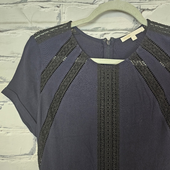 Maje Raglia Dress in Marine - Picture 4 of 10